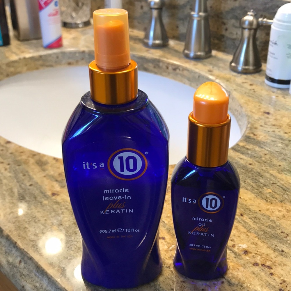 It’s a 10 Miracle Leave-in Plus Keratin