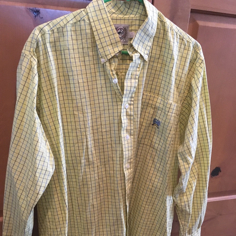 Yellow cinch shirt