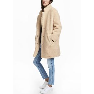 💥SOLD💥H&M Teddy Bear Sherpa Coat