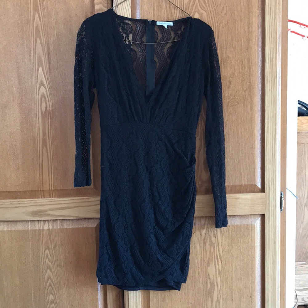 Lace black dress