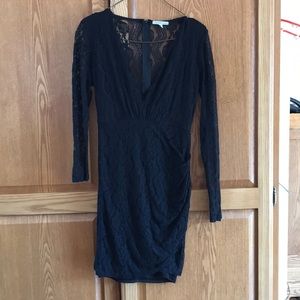 Lace black dress