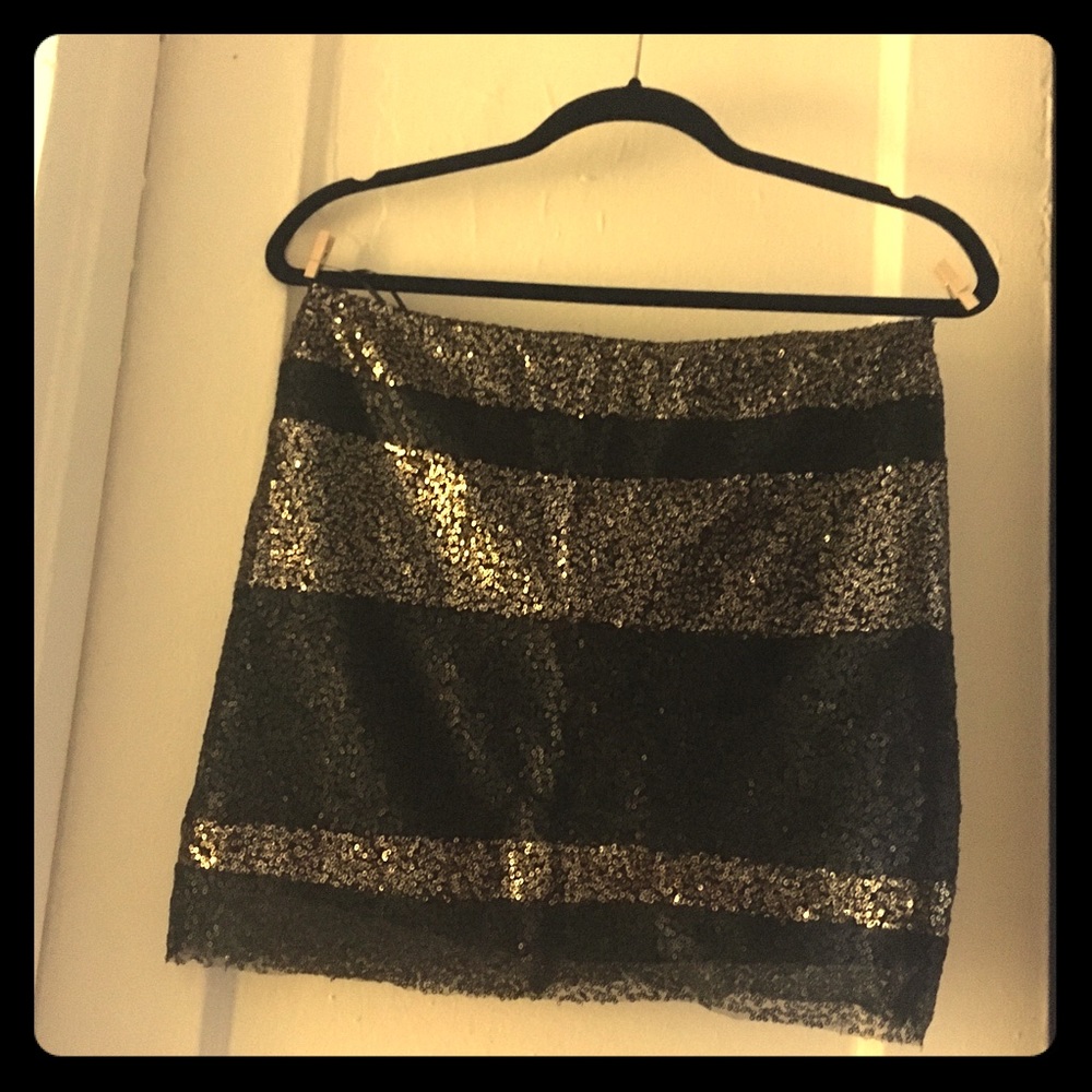 Sequin Mini Skirt, NWT