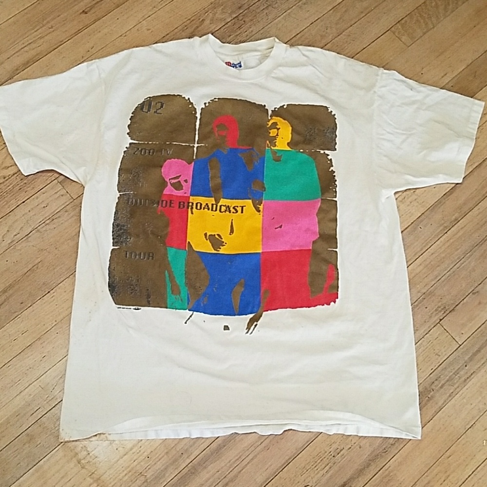 1992 U2 Zoo TV Outside Broadcast  tee ✌️sold✌️