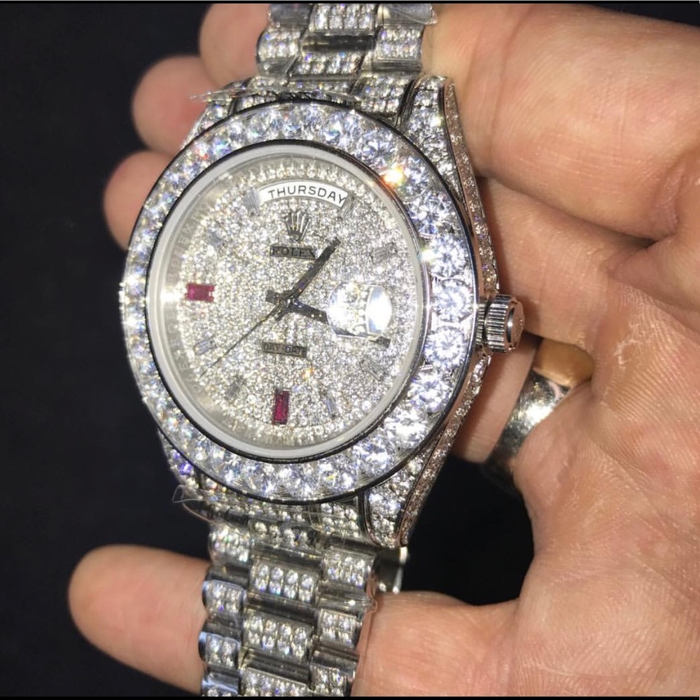 Diamond Rolex iced out