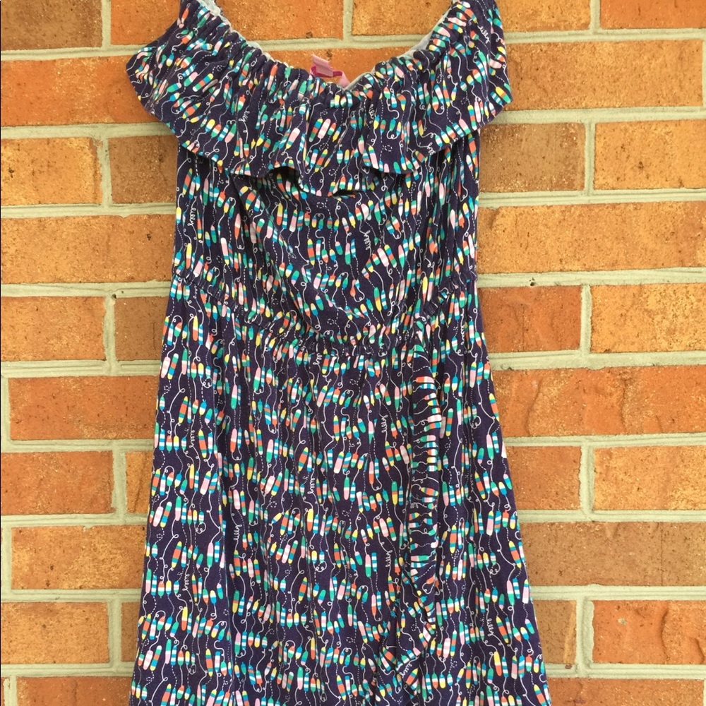 Lilly Pulitzer strapless sun dress