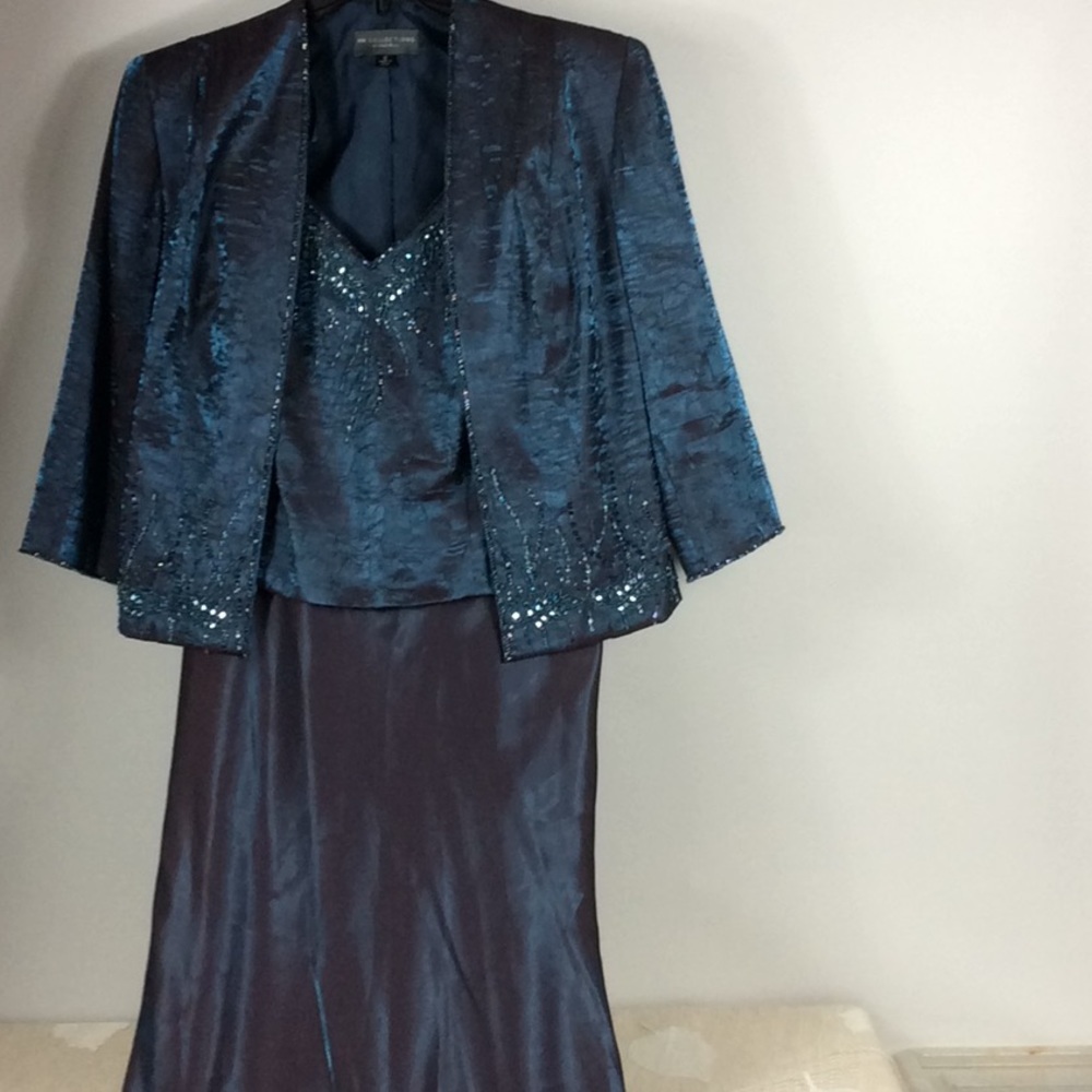 KM Collections Long formal dress and top