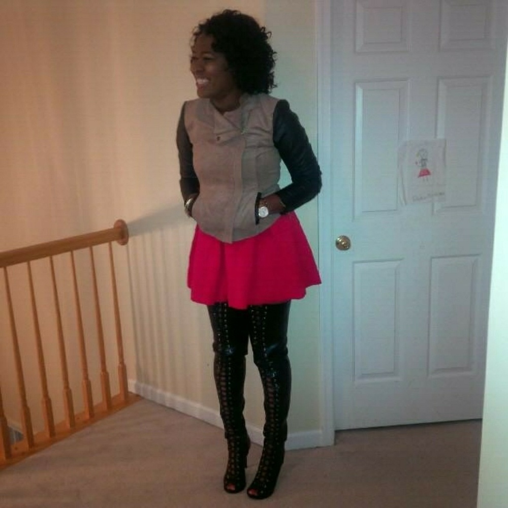 Piarry thigh high boots