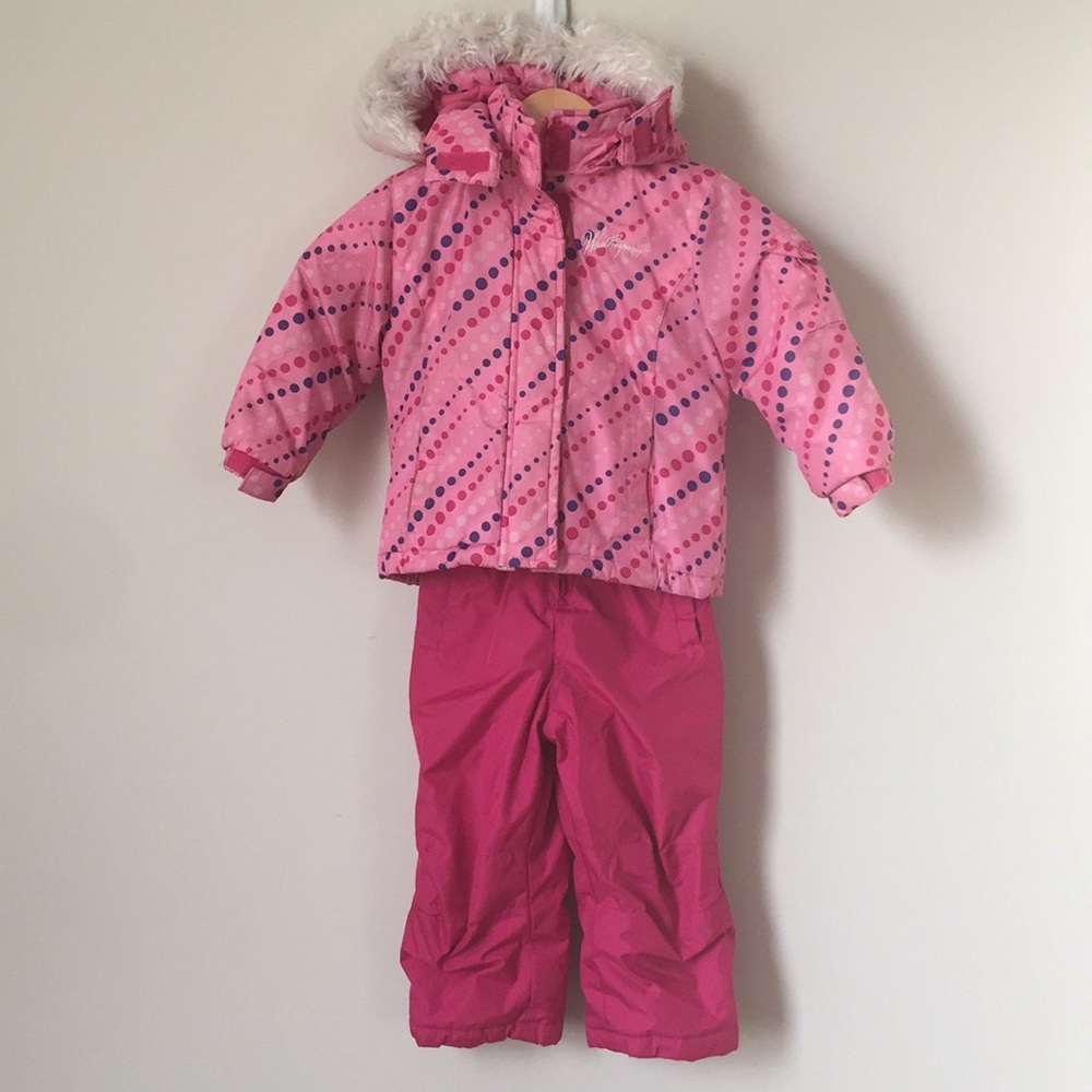 Girls 2T - snowsuit with jacket and snow pants set