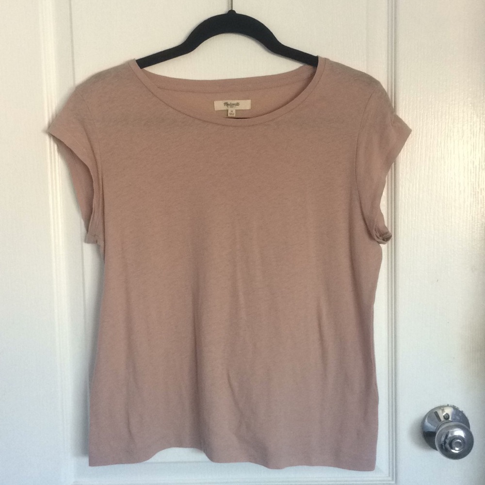 blush madewell tee