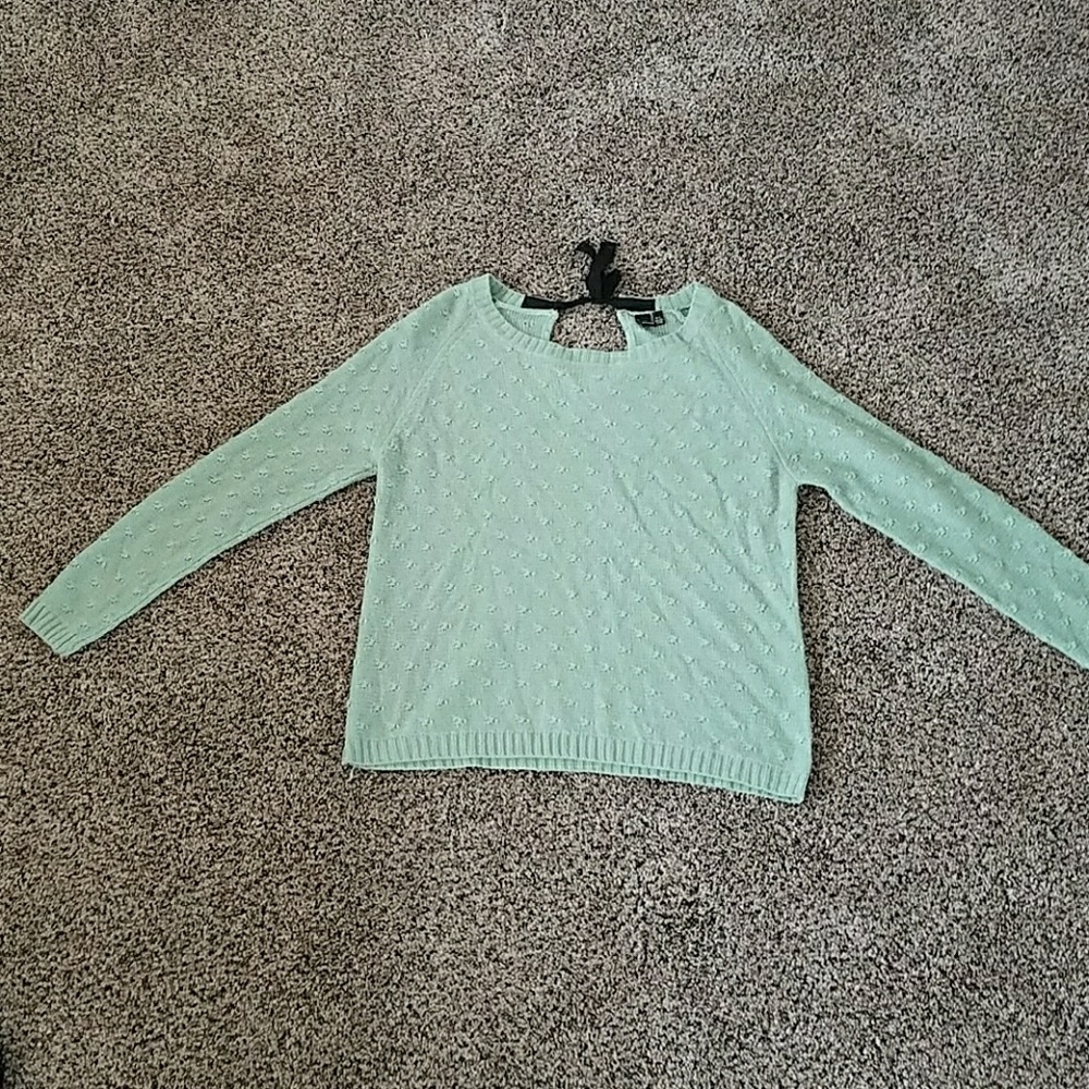 Cute mint green sweater