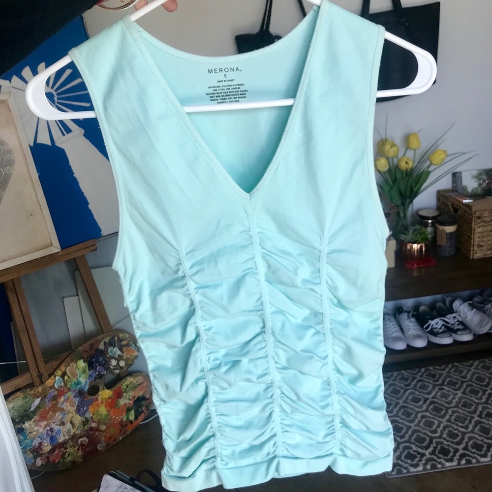 Spandex Light Turquoise - Tight Fit Size Small!
