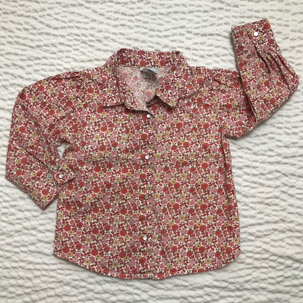 Old Navy Floral Button Down