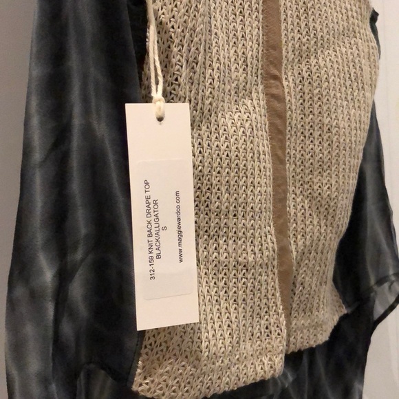 Maggie Ward silk tank with linen back - Picture 5 of 8