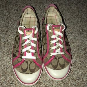Coach sneakers size 9 never worn