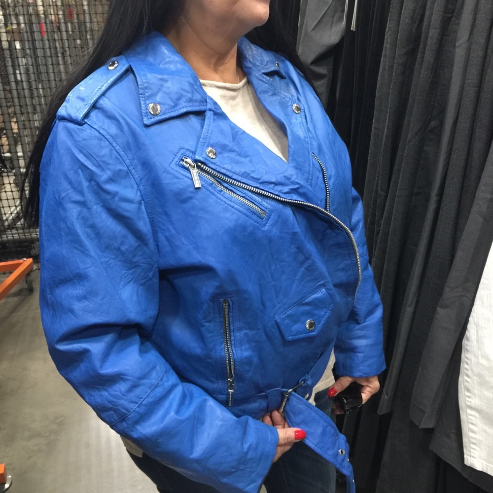 Michael kors soft leather jacket
