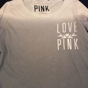 VS PINK gray ombré sweater