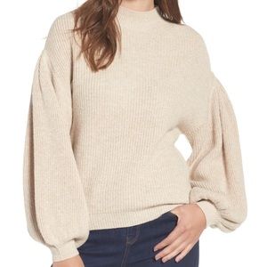 leith puff sleeve sweater