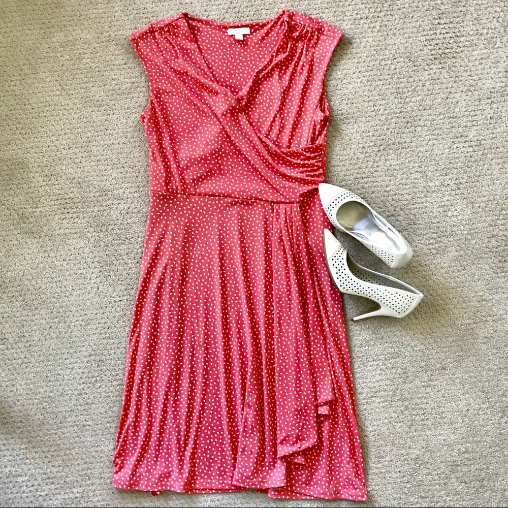 Flowy Faux Wrap Dress