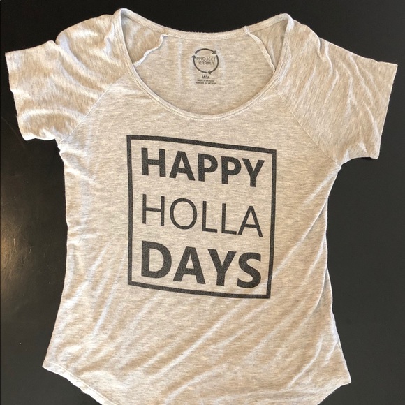 HP🎉Holla Day T-Shirt ❄️🦌🎄🌟🎁 - Picture 1 of 5