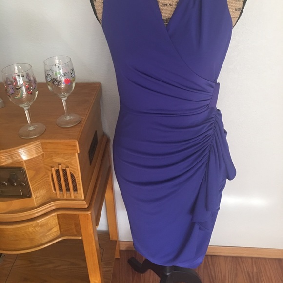 Antonio Melani  Cocktail Dress, Royal Blue - Picture 2 of 5