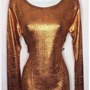 Lularoe copper debbie medium NWT