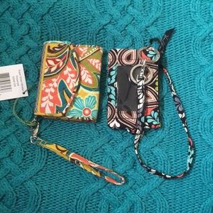 Vera Bradley Wallet & ID Case Bundle