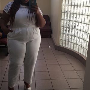 A white jumpsuit