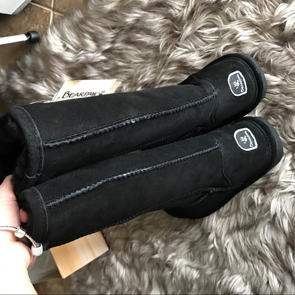 NIB BEARPAW Emma Tall Genuine Sheepskin Lined Boot - Picture 4 of 6