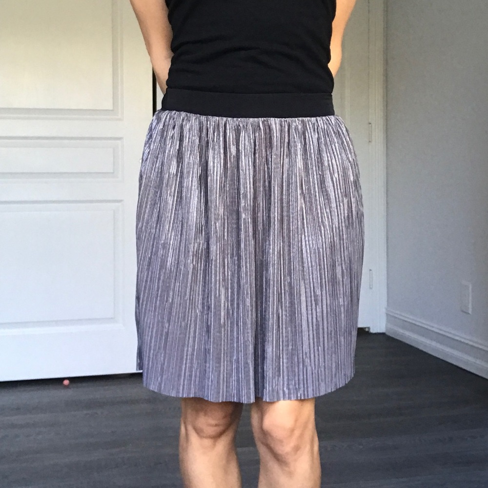 BCBGeneration metallic skirt