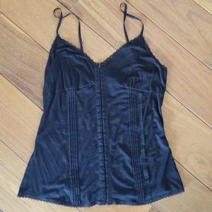 Express black corsett tank