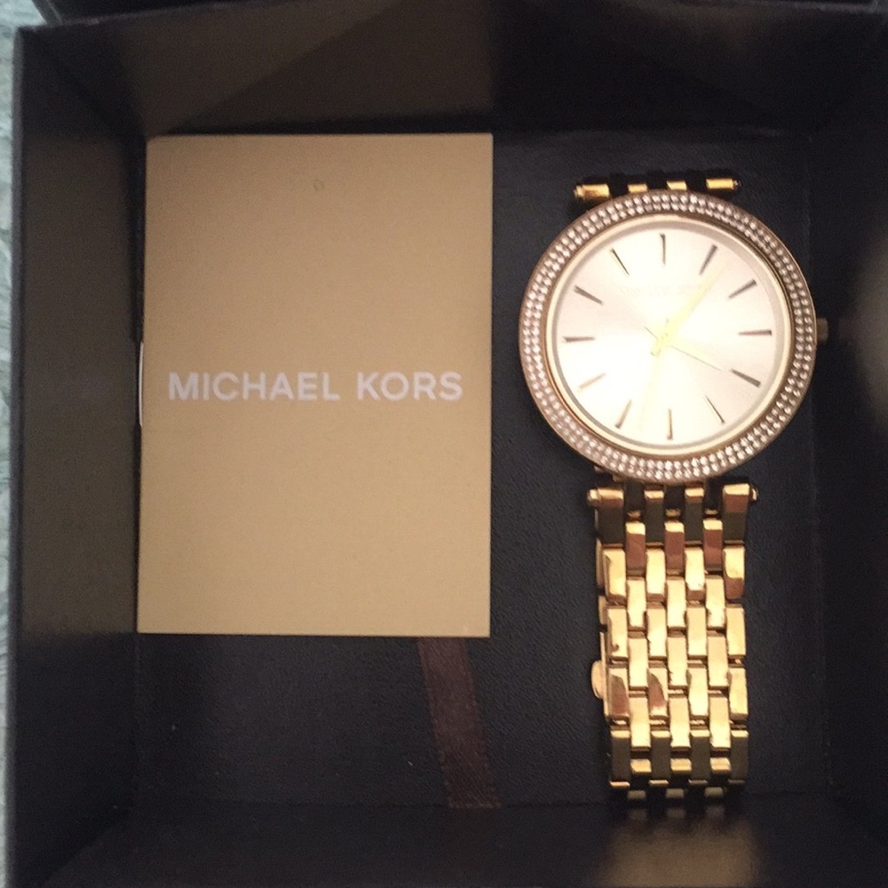 Michael Kors Darci pace gold tone watch