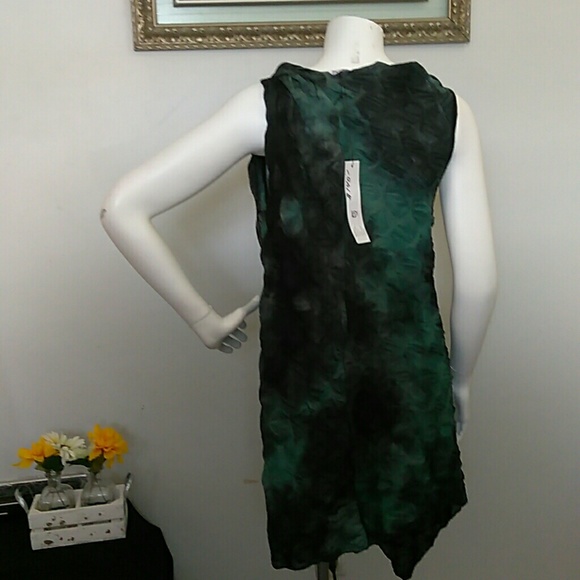 Simon Chang  Green Wrap party asymmetrical dres - Picture 4 of 6