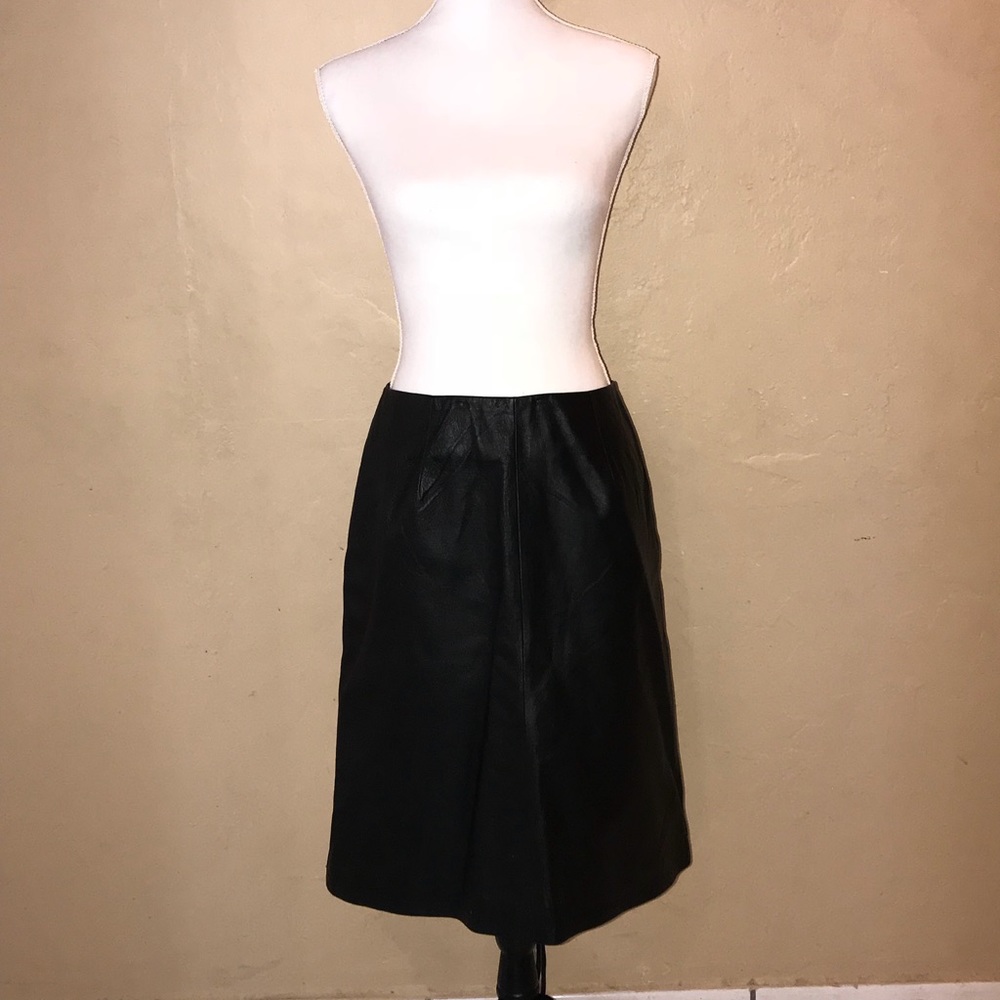 Leather skirt