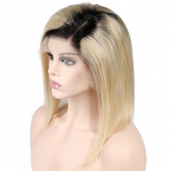 Ombré Blonde bob 12” - Picture 2 of 4