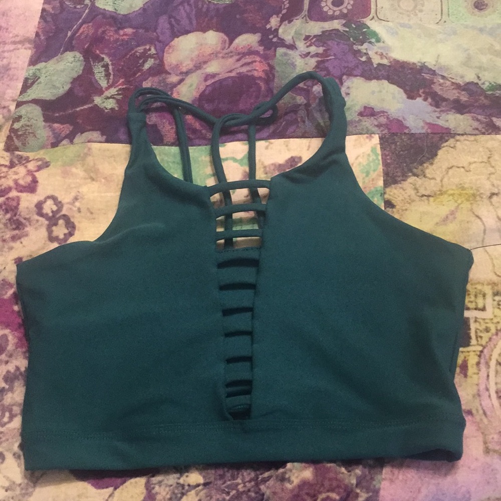 NWT Teal Sports Bra