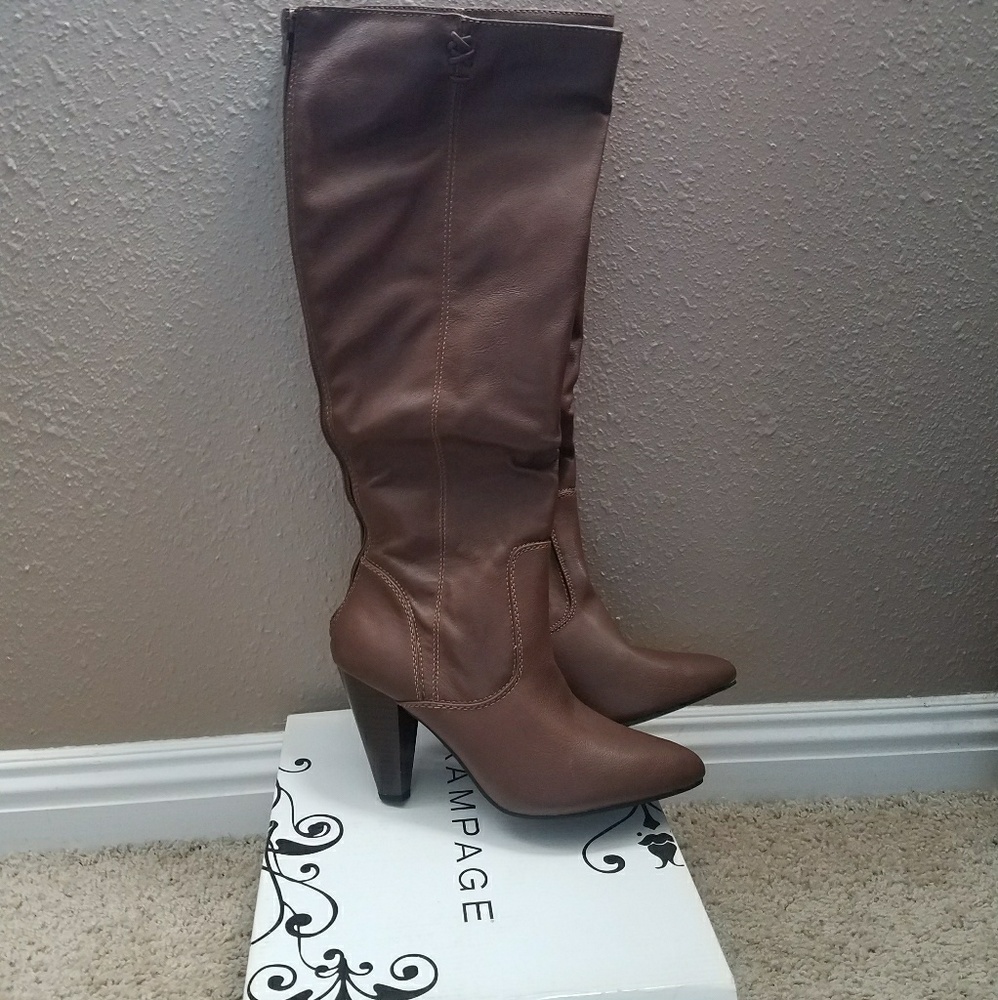 Rampage knee high boots size 8 1/2
