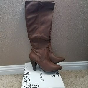 Rampage knee high boots size 8 1/2
