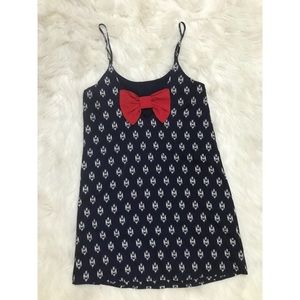 Everly Ikat Print Dress with Bow