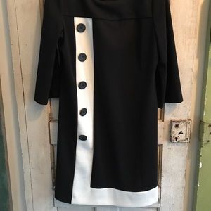 Evan Picone Color-Block Dress