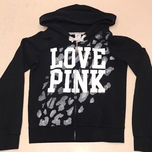 PINK Zip-up Sweatshirt