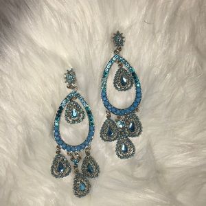 Blue earrings