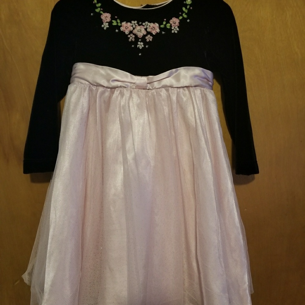 Jona Michelle 2T Black & Pink Party Dress
