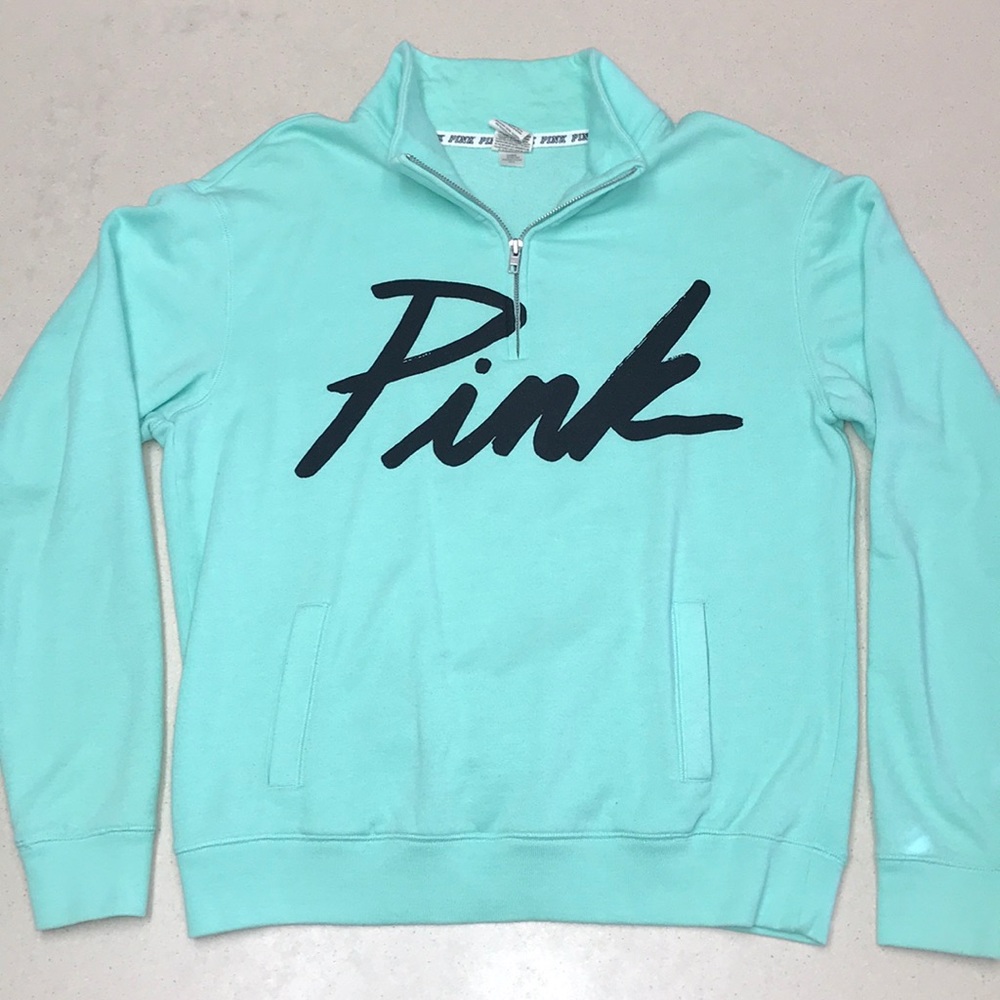 PINK 1/4 Zip Sweatshirt
