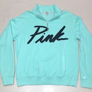 PINK 1/4 Zip Sweatshirt