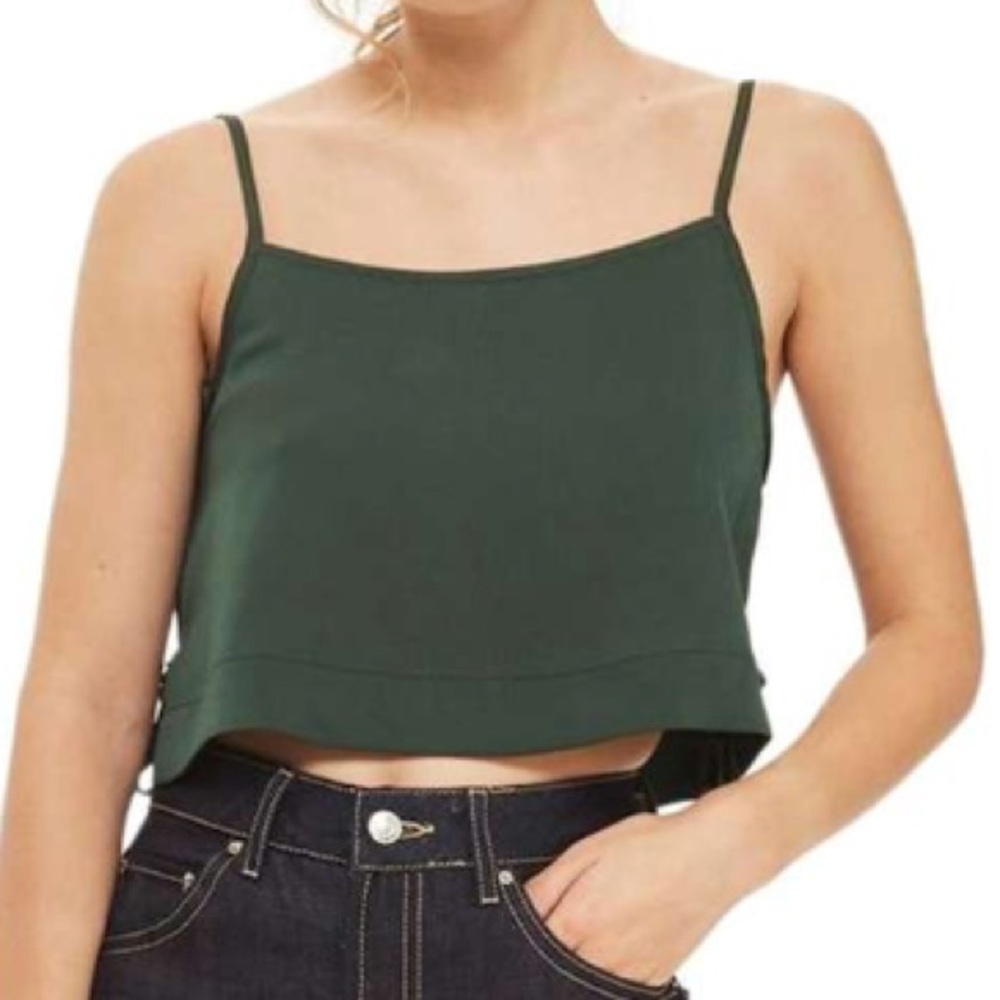 TOPSHOP Side Tie Crop Camisole