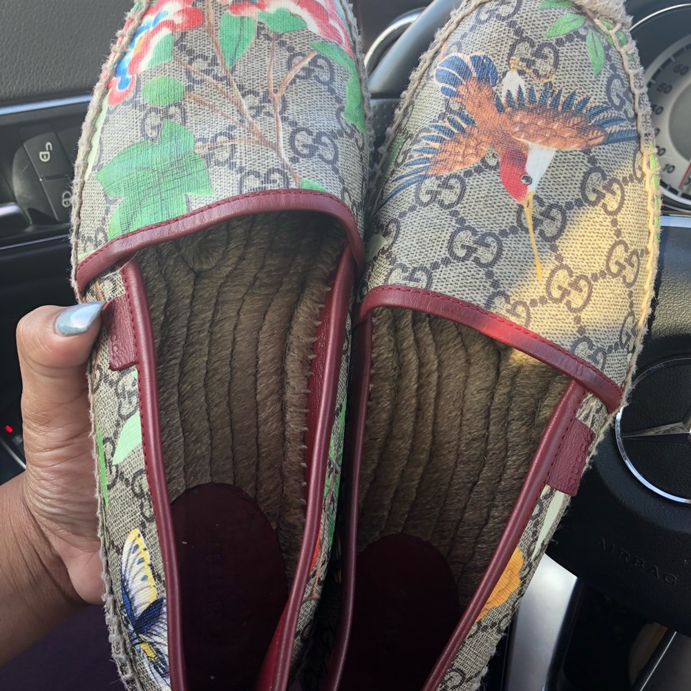 Authentic Gucci Espadrille Loafers