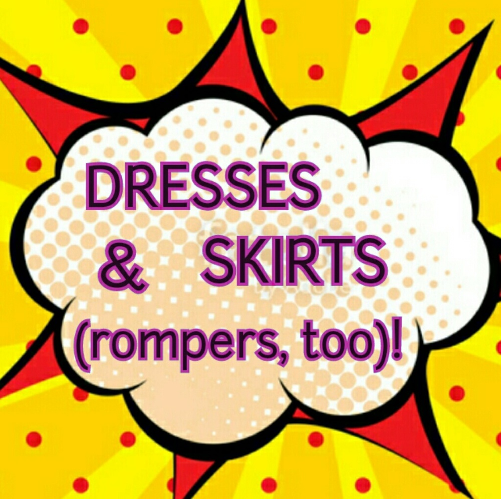DRESSES, SKIRTS & ROMPERS SECTION