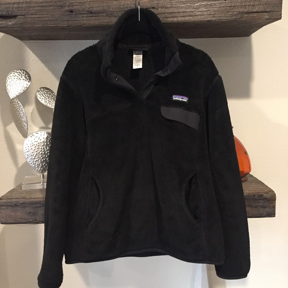 Women's Patagonia Pullover Black Fleece