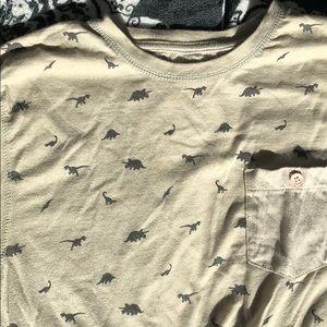 Small Retro Alpha Dino Pattern Tee!