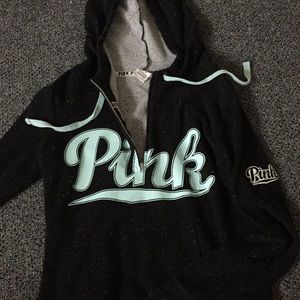 VS PINK Half zip hoodie